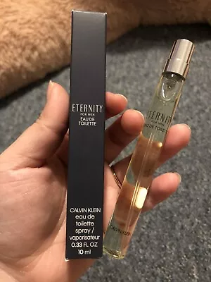 Calvin Klein Eternity For Men EDT Spray 10ml  Men Fragrance Travel Size • £15