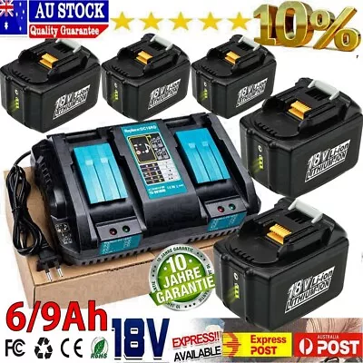 2X For Makita 18V Battery 6.0Ah BL1830 BL1840 BL1850 BL1860 LXT LED Indicator DP • $126.99