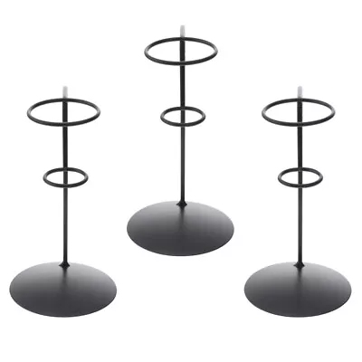 Metal Brackets 3 Pcs Ice Cream Cone Holder Stand With Base-RL • £13.45