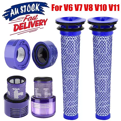 Filter Kit For Dyson V6 V7 V8 V10 V11 Animal Absolute Motorhead Vacuum Cleaner • $14.99