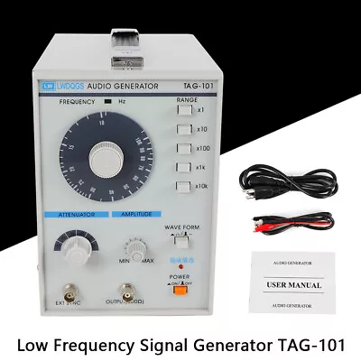 10Hz-1MHz Sine/Square Waves Audio/Low Frequency Signal Generator W/Power Cord • $64.60