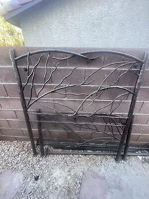 Cast Iron Full Size Headboard And Footboard From Iron Works . • $100