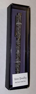 2021 Vera Bradley Ball Point Pen Black Ink Stellar Paisley #24363-13209 Nib • $16.99