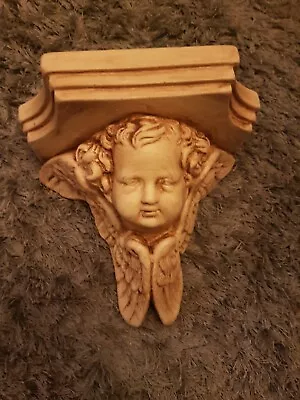 £15 • Buy Classical Cherub Angel Plaster Victorian Corbel Wall Shelf Bracket Plaque Shelf 
