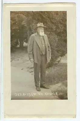 1918 Civil War Veteran? - Holton/Horton Kansas Real Photo • $15