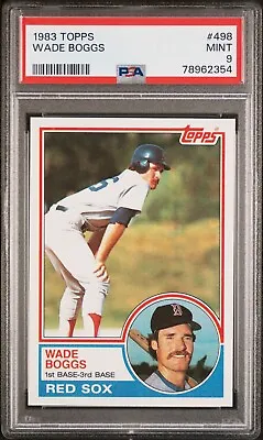 1983 Topps #498 Wade Boggs RC PSA 9 ++ Centered Boston Red Sox HOF • $149.99