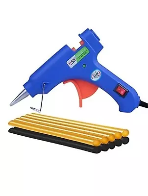 20W Mini Hot Glue Gun W/ 10Pcs Glue Sticks For Car Dent Repair Home Quick Repair • $7.99