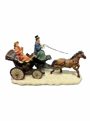 Holiday Time Christmas Decor Victorian Horse Drawn Carriage • $10