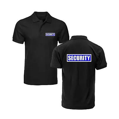 Security Classic Polo Shirt Bodyguard Doorman Uniform Workwear Unisex Polo • £10.99