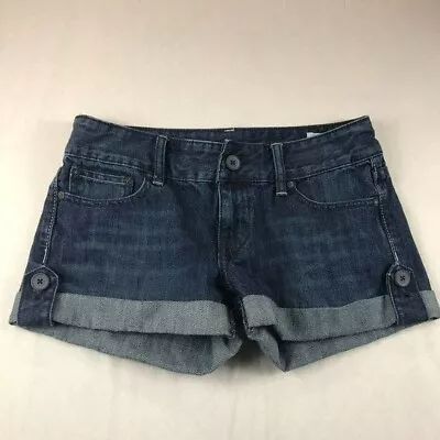 X2 Denim Laboratory Cuffed Jean Shorts Size 4 Cotton • $9