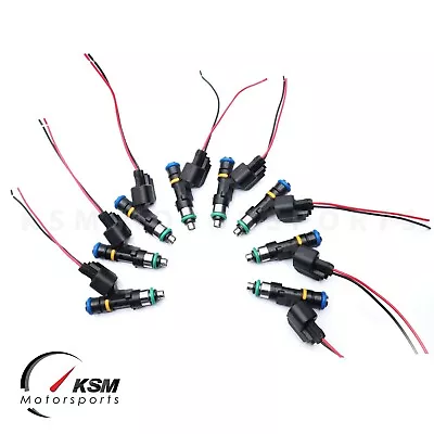 $292.50 • Buy 8 EV14 80lb 850cc Fuel Injectors For LS2 6.0 Pontiac GTO C6 Corvette CTS-V 5.3