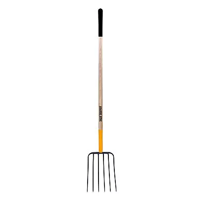 True Temper 1838200 6-Tine Steel Fork Pitchfork With Hardwood Handle 48 In • $60.99