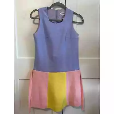 180. Vintage Gay Gibson Mod Gogo Dress; Color Blocked; 1960s • $40