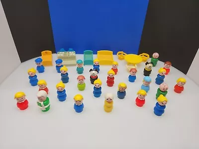 Vintage Fisher-Price Little People Huge Lot 35+ Pieces  • $38.99