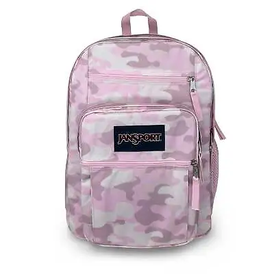 JANSPORT Big Student Backpack/Rucksack Cotton Candy JS0A47JK5Q3 Free Delivery • £44.95
