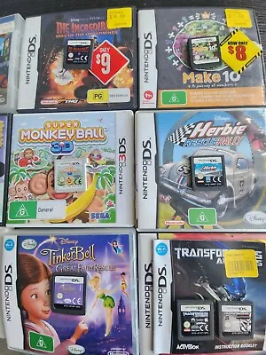 Nintendo DS Bulk Lot 15 Mixed Games • $35