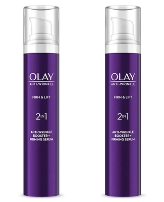 £18.95 • Buy 2 X OLAY Anti-Wrinkle Firm & Lift 2 In 1 Anti-wrinkle Booster + Serum (50ml)