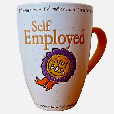 HISTORY HERALDRY Mug I'd Rather Be Self Employed Boss Job Account Tax Coffee Tea • £5.75