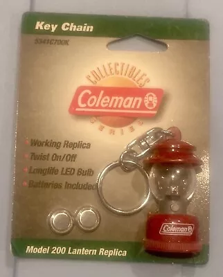 Brand New Colman Collectible Red Miniature Lantern - Vintage Keychain Light • $12