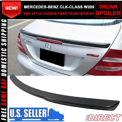 03-09 Mercedes Benz CLK-Class W209 AMG Style Trunk CF Spoiler • $155.99