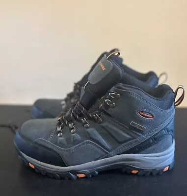 Skechers Hiking Boots Relaxed Fit Memory Foam Waterproof Men’s Size 8 • $29.99