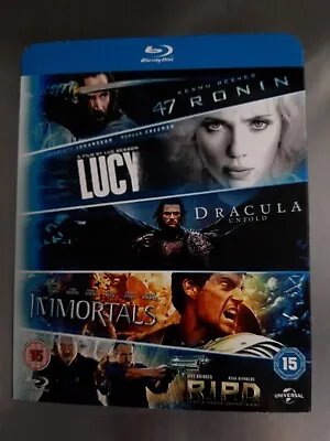 47 Ronin R.I.P.D Immortals Dracula Untold Lucy Blu-Ray New And Sealed • £8