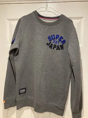 Men’s/Older Boy’s SuperDry Grey Sweatshirt Size Medium • £10