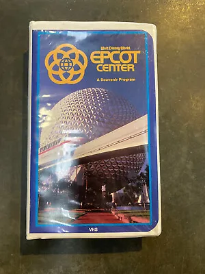 VTG 1983 Walt Disney World Epcot Center Souvenir Program VHS Tape • $14