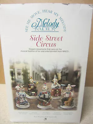 NOS Melody In Motion Clown Balancing Dog Side Street Circus Be A Clown 07230 • $76.50