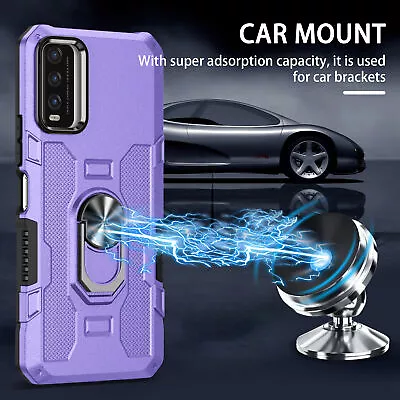 Case For VIVO Y91C Y91i Y33T Y12A Y12S Y20S Anti Scratch Ring Holder Phone Cover • $8.79