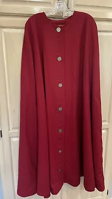 Vintage Fall Wick Long Wool Cape Size 40 • $199.99