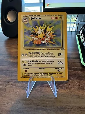 Pokémon TCG Jolteon Jungle 4/64 Holo Unlimited Holo Rare • $20