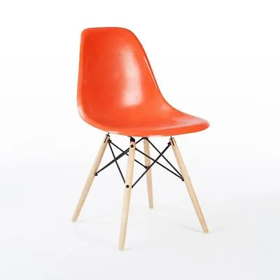 Herman Miller Eames Chair Orange Original Vintage DSW Dining Side Shell • £325