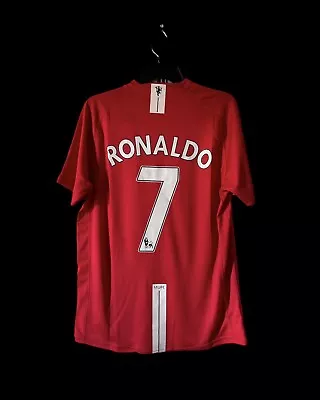 Manchester United 08-09 Ronaldo 7 Retro Jersey Short Sleeve Regular Fit Size • $60