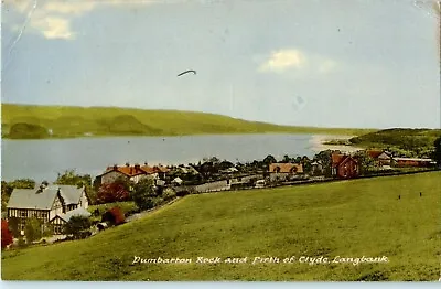 £20.09 • Buy Dumbarton Rock Firth Of Clyde Galway Scotland Vintage Postcard 1960