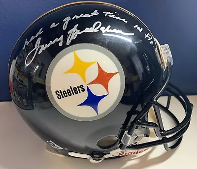 TERRY BRADSHAW Signed PITTSBURGH STEELERS Proline VSR4 Authentic Helmet JSA LOA • $399.99