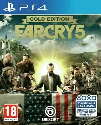 Far Cry 5: Gold Edition (PS4) PEGI 18+ Adventure: Free Roaming Amazing Value • £9.99