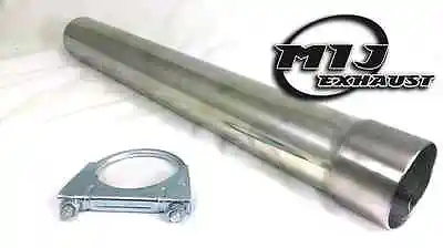 Stainless Steel Exhaust Pipe Connector Decat Silencer Tube Expanded Chimney Flue • £16