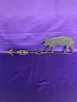 Lightning Rod Weathervane Pig Wind Directional Arrow For 1/2” Copper Rods Barn • $174