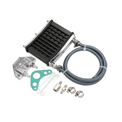 1 Set Aluminum Oil Cooler Cooling Radiator For Motorcycle Engine More Horsepower • $43.10