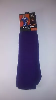 $2.99 • Buy High Five 28030 New Athletic Baseball Soccer Socks  Medium 24 Inch Purple