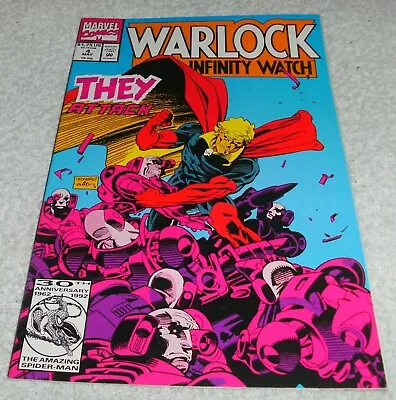 Marvel Comics Warlock And The Infinity Watch # 4 Vf+ • £3