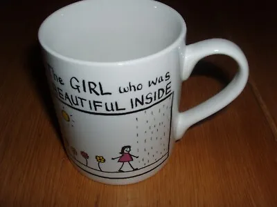 Interesting Thoughts Edward Monkton Mclaggan Smith Mug Girl Was Beautiful Inside • £4