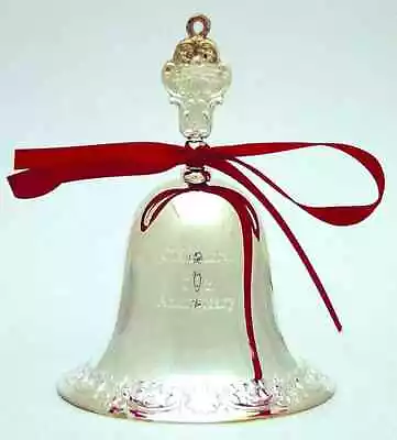 Towle Christmas Ornament 60th Anniv Old Master Bell-Silverplate - Boxed 4494179 • $29.99