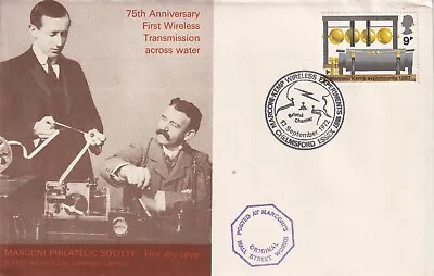 GB 1972 9p B.B.C. Marconi Official Cover                                (t5097) • $4.98