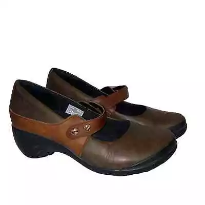 Merrell Veranda Emme J69042 Brown Leather Mary Jane Shoes Size 6.5 • $29