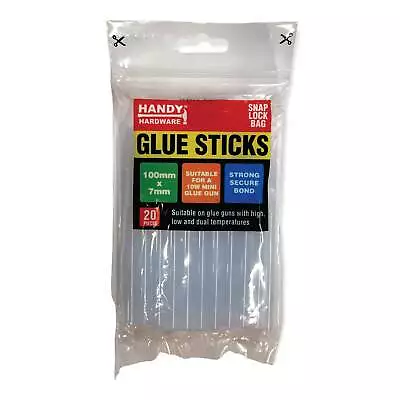 20x Hot Melt Glue Sticks 100mmx7mm Clear 10w Gun Craft Stick Adhesive • $27