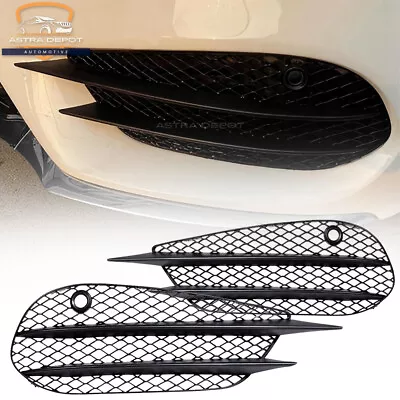 Front Fog Light Grill Air Vent For Mercedes W205 C43 AMG C200 C300 4 Matic 15-18 • $63.98