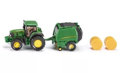 $25.90 • Buy NEW Siku Super John Deere Tractor With Round Hay Baler Die Cast Toy Car 1665