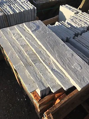 Silver Grey (Kandla Grey) 60cm Long Stone Wall Topper Coping Stone 22mm Thick • £5.80